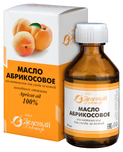 Зеленый доктор масло абрикосовое косметическое 50 мл