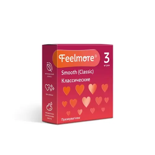 ПРЕЗЕРВАТИВЫ FEELMORE ГЛАДКИЕ КЛАССИЧЕСКИЕ N3