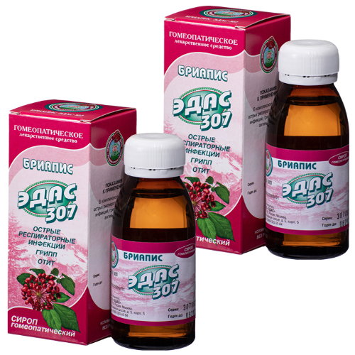 Купить Эдас-307 бриапис флакон сироп гомеопатический 100 мл по цене 289 руб в Москве Эдас-307 бриапис флакон сироп гомеопатический 100 мл