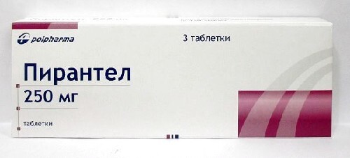 Пирантел 250 мг 3 шт. таблетки