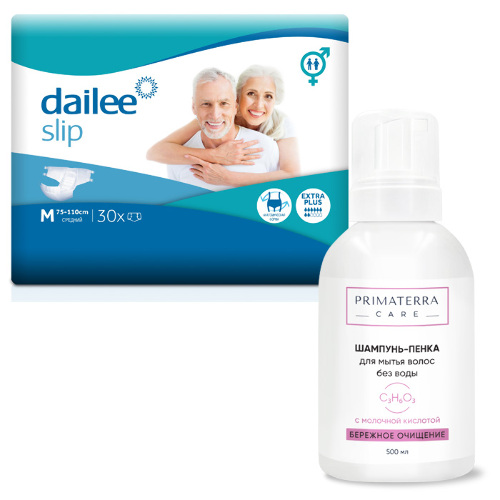Комплект Dailee Extra Plus M30 + Шампунь Primaterra Care 500 мл
