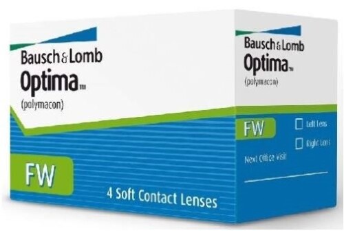 Купить Bausch&lomb optima fw контактные линзы плановой замены 8,4/14,0 /-3,75/ 4 шт. цена