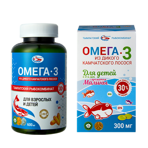 Набор "Омега-3 из дикого камчатского лосося" - "МАМА И МАЛЫШ"