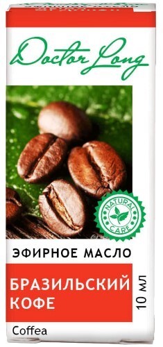 Купить DR LONG МАСЛО ЭФИРНОЕ БРАЗИЛЬСКИЙ КОФЕ 10МЛ цена