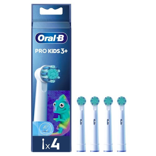 Oral-b насадка сменная для электрических зубных щеток pro kids chameleon 4 шт.
