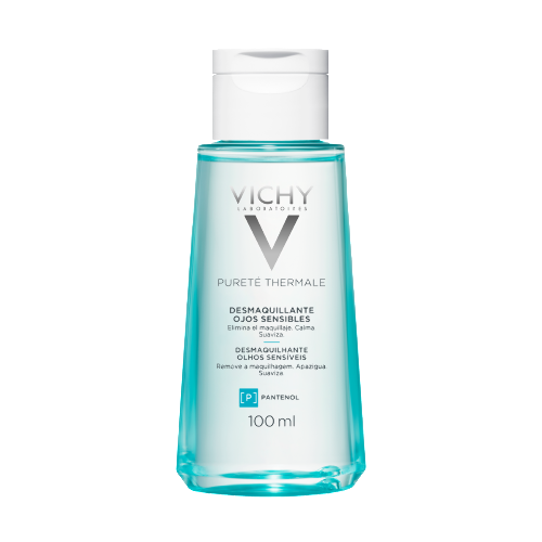 Vichy purete thermale успокаивающее средство для снятия макияжа с глаз для чувствительных глаз 100 мл