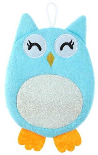 Roxy-kids махровая мочалка-рукавичка baby owl 0+