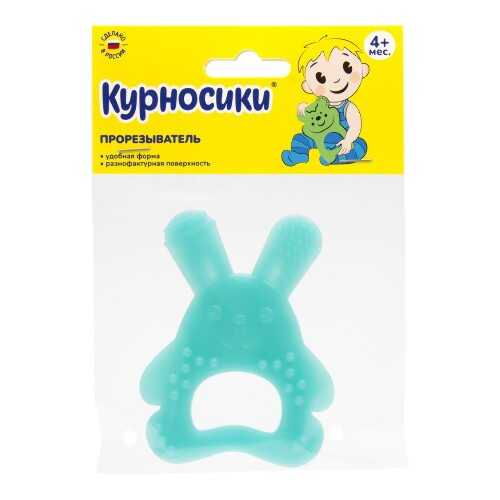 Курносики прорезыватель для зубов (массажер для десен) 4+/23171