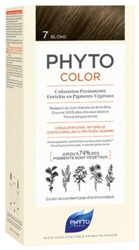 Купить PHYTO PHYTOCOLOR КРЕМ-КРАСКА ДЛЯ ВОЛОС В НАБОРЕ ТОН 7/БЛОНД/ цена