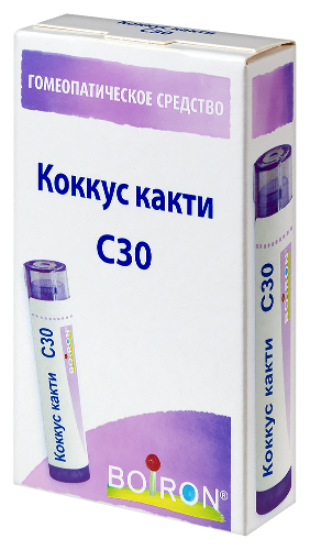 КОККУС КАКТИ С30 ГОМЕОПАТ МОНОКОМП ПРЕПАРАТ РАСТИТ ПРОИСХОЖД
