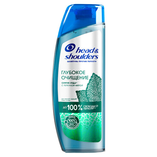 Head & shoulders шампунь против перхоти глубокое очищение снятие зуда 300 мл