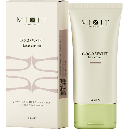 Mixit Coco Water Face Cream Универсальный крем для лица с кокосовой водой 50 мл