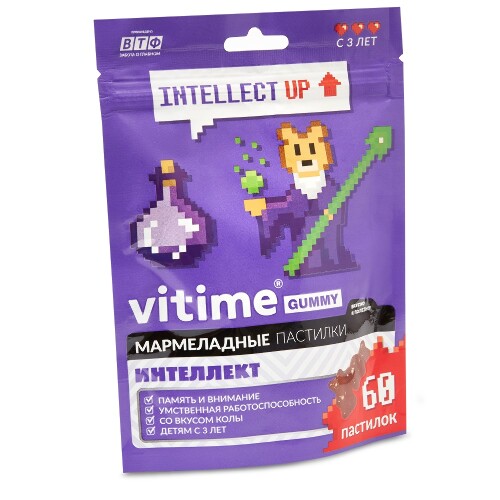 VITIME МАРМЕЛАДНЫЕ ПАСТИЛКИ ИНТЕЛЛЕКТ