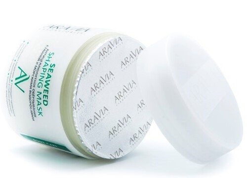 Aravia laboratories антицеллюлитное обертывание с глиной и морскими водорослями seaweed shaping mask 300 мл