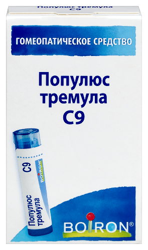 ПОПУЛЮС ТРЕМУЛА C9 ГОМЕОПАТ МОНОКОМП ПРЕПАРАТ РАСТИТ ПРОИСХОЖД