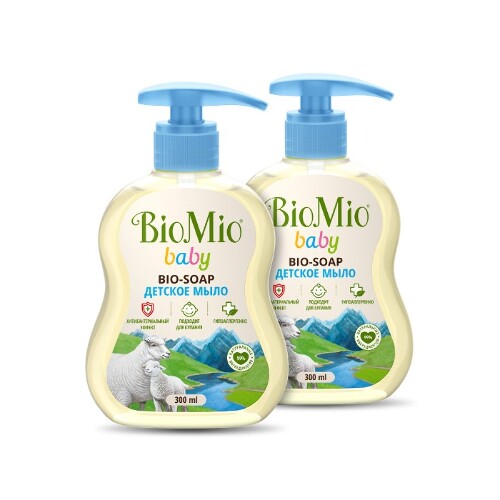 Набор «BIOMIO жидкое мыло детское: второе мыло со скидкой 50%» –  .