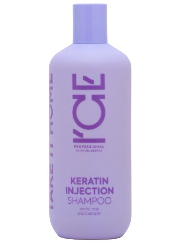 By natura siberica keratin injection шампунь для поврежденных волос кератиновый 400 мл