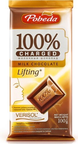 Шоколад молочный лифтинг 100 гр