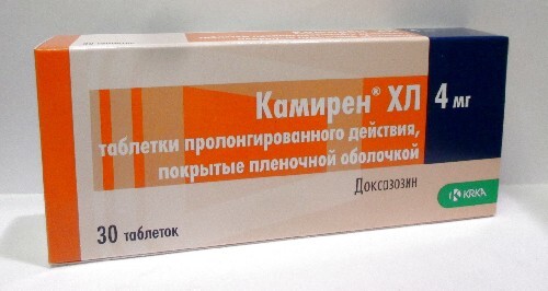 Камирен хл 4 мг 30 шт. таблетки пролонгированные покрытые пленочной оболочкой