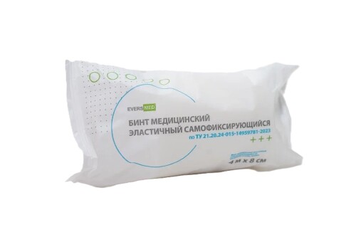 Бинт эластичный самофиксирующийся на вискозной основе 4 мх8 см/evers med