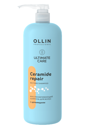 Купить Ollin ultimate care шампунь для волос с церамидами восстанавливающий 1000 мл цена