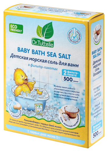 Dr tuttelle соль для ванн морская детская 500 гр