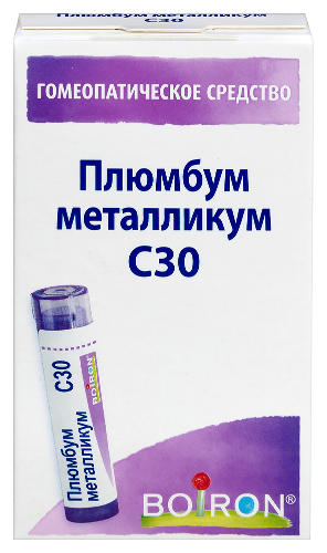 ПЛЮМБУМ МЕТАЛЛИКУМ С30 ГОМЕОПАТ МОНОКОМП ПРЕПАРАТ МИНЕРАЛЬНО-ХИМИЧ ПРОИСХОЖД