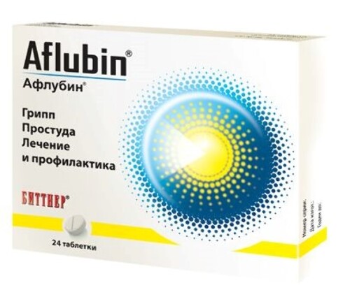 Купить Афлубин 24 шт. таблетки подъязычные цена