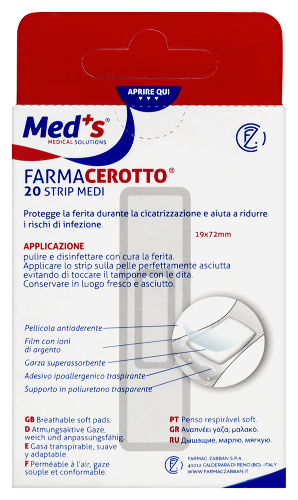 Farmacerotto trasparente impermeabile пластыри фиксирующие водонепроницаемые 19х72 мм 20 шт./прозрачный
