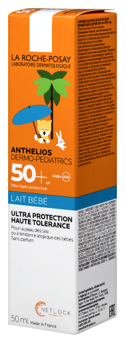 La roche-posay anthelios dermo-pediatrics молочко для младенцев и детей spf 50+ 50 мл