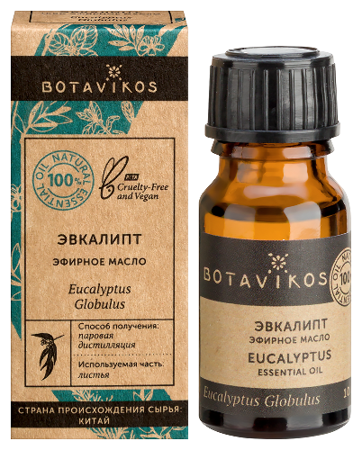 Botavikos масло эфирное эвкалипт 10 мл в индивидуальной упаковке