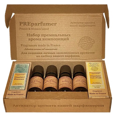 Patricem preparfumer №6/2 набор арома композиций 10 мл 6 шт.