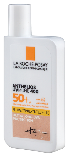 La roche-posay anthelios uvmune 400 флюид солнцезащитный тонирующий для лица spf50+/ppd42 50 мл