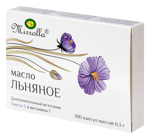 ЛЬНЯНОЕ МАСЛО КОМПЛЕКС С ВИТАМИНОМ Е