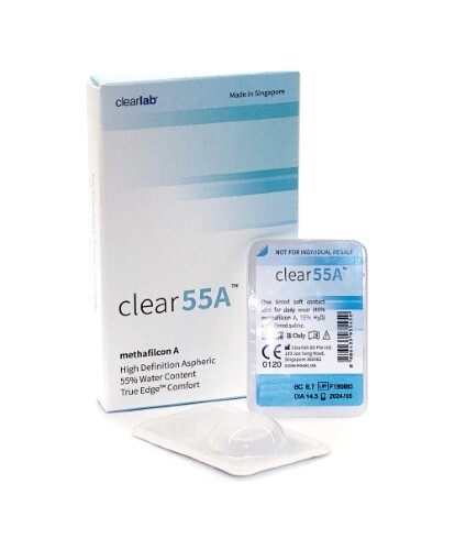 Купить Clear55a контактные линзы плановой замены/-4,00/ 6 шт. цена