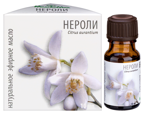 Купить Масло эфирное нероли 10 мл флакон в индивидуальной упаковке в Москве Масло эфирное нероли 10 мл флакон в индивидуальной упаковке
