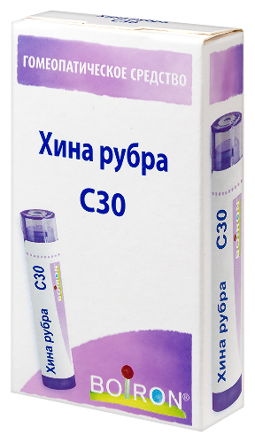 ХИНА РУБРА C30 ГОМЕОПАТ МОНОКОМП ПРЕПАРАТ РАСТИТ ПРОИСХОЖД