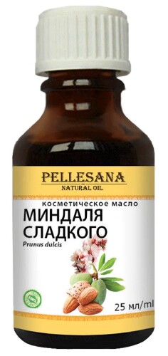 Купить PELLESANA МАСЛО МИНДАЛЯ СЛАДКОГО КОСМЕТИЧЕСКОЕ 25МЛ цена