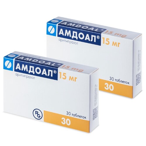 Набор из 2х упаковок АМДОАЛ 0,015 N30 ТАБЛ по спец. цене!