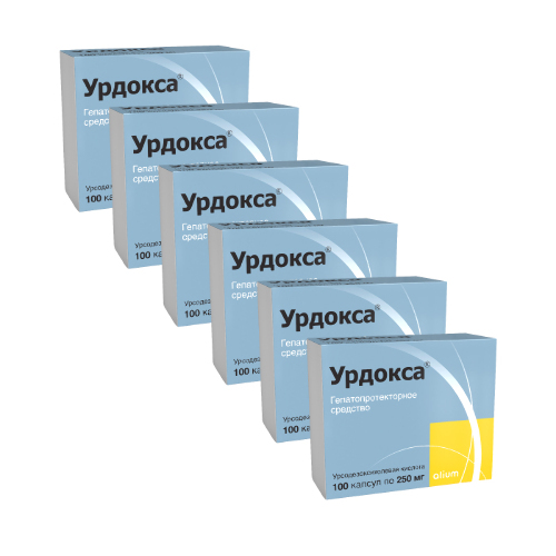 Набор Урдоскса 0,25 N100 капс 6 упаковок со скидкой