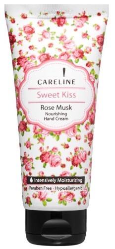 Купить Careline крем для рук с ароматом розы сладкий поцелуй 100 мл цена