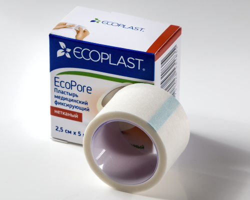 ECOPLAST ПЛАСТЫРЬ ECOPORE МЕДИЦИНСКИЙ ФИКСИРУЮЩИЙ НЕТКАНЫЙ