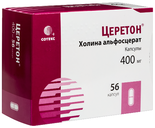 Церетон 400 мг 56 шт. капсулы