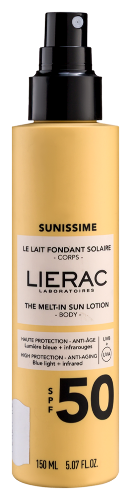 Lierac sunissime лосьон для тела солнцезащитный spf50 150 мл