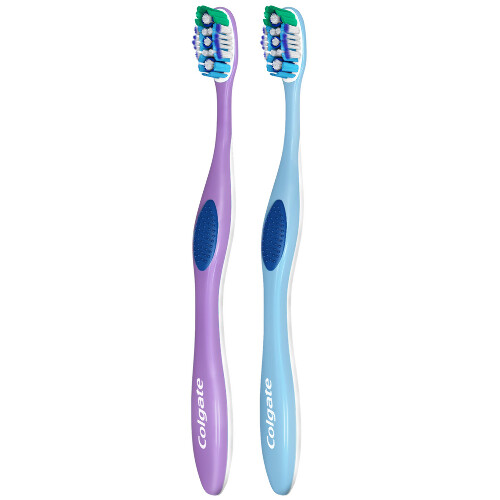 Colgate 360° суперчистота всей полости рта зубная щетка/средняя/ 2 шт./промо