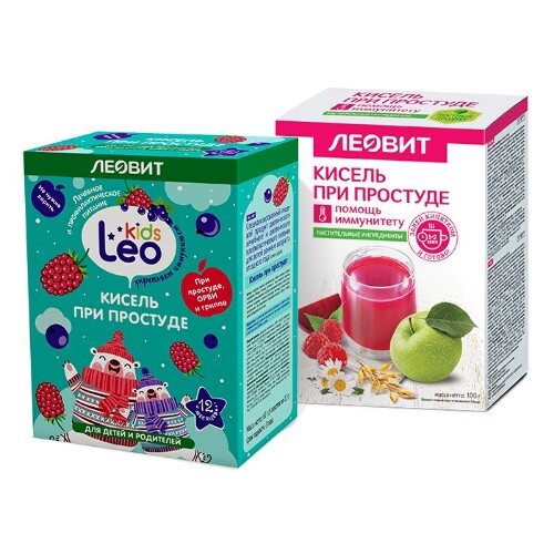 Купить Леовит leo kids кисель для детей при простуде 12 гр 5 шт. пакет в Москве Леовит leo kids кисель для детей при простуде 12 гр 5 шт. пакет