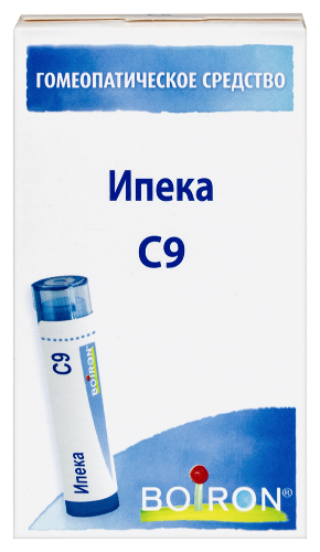 Купить Ипека c9 гомеопатический монокомпонентный препарат растительного происхождения 4 гр гранулы гомеопатические цена