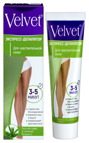 Velvet экспресс-депилятор для чувствительной кожи 100 мл