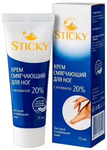 Sticky крем смягчающий для ног с мочевиной 75 мл