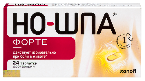 НО-ШПА ФОРТЕ 0,08 N24 ТАБЛ
